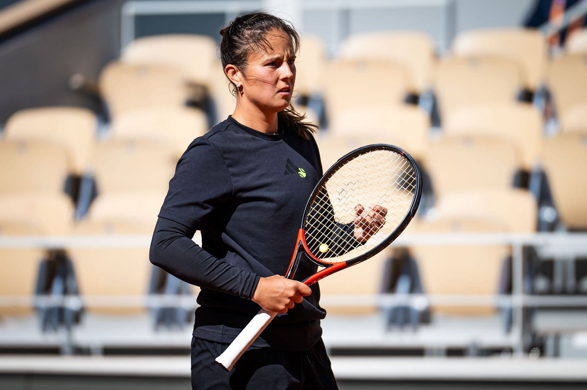 Daria Kasatkina at the 2025 French Open - Source: Getty
